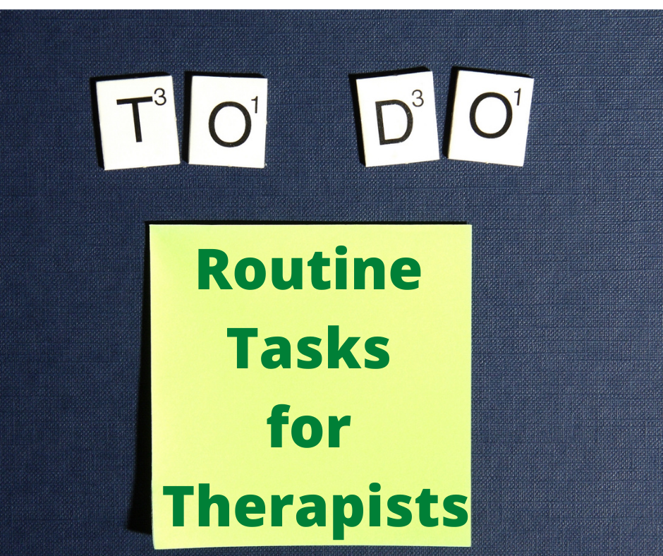 Examples Of Routine Tasks At Work